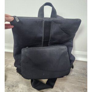 Caraa X Athleta Convertible Black Neoprene Backpack Bag